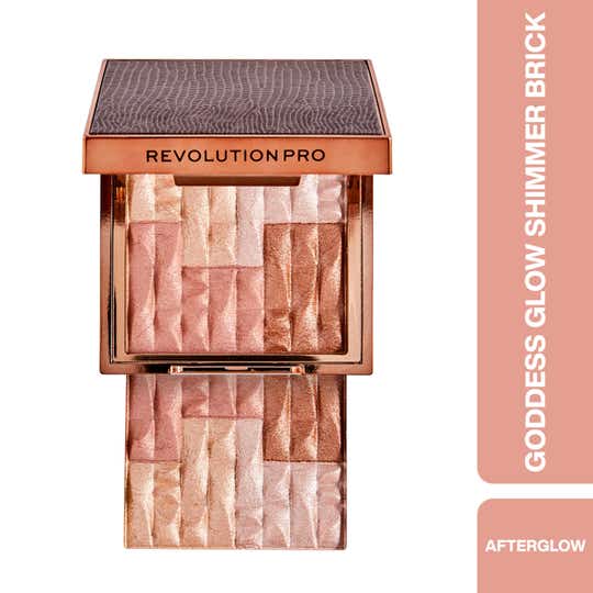 Revolution Pro Goddess Glow Shimmer Brick Face Palette - Afterglow (8g)