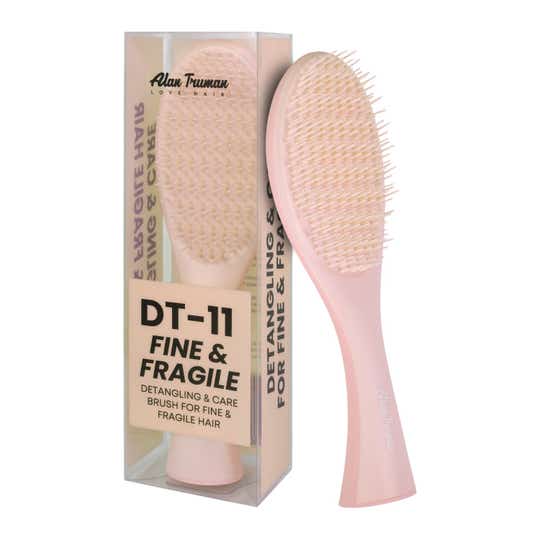 Alan Truman Dt-11 Fine & Fragile Detangling & Everyday Care Brush - Pink