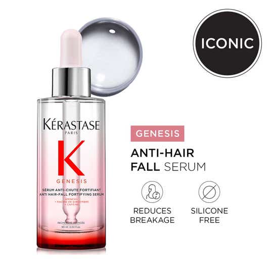 KERASTASE Genesis Anti-Hair Fall Daily Scalp Serum with 1.5% Aminexil & Ginger Extract (90 ml)