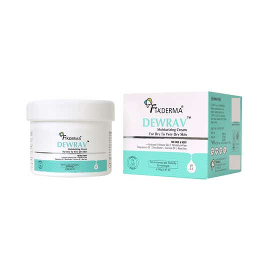 Fixderma Dewrav Moisturizing Cream For Face and Body (250 gm)