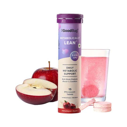 The Good Bug Metabolically Lean Apple Effervescent Tablets (15 Tablets)