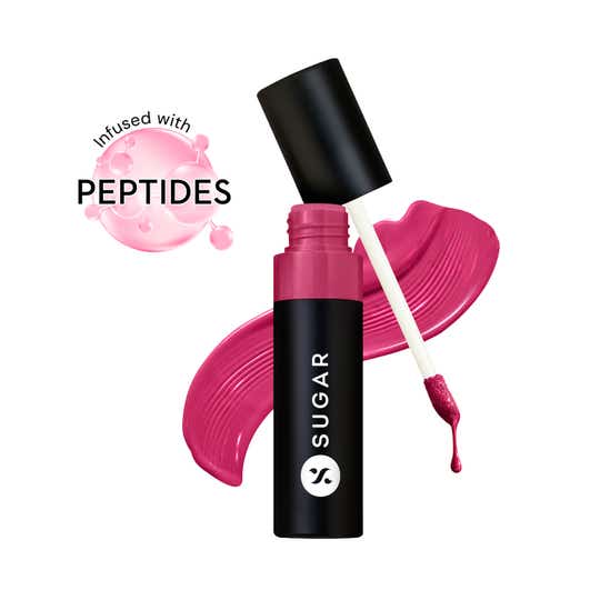 SUGAR Cosmetics Partner In Shine Transferproof Lip Gloss - 08 Pink Pinot (3 ml)