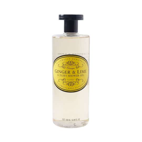 NATURALLY EUROPEAN Somerset Ginger & Lime Shower Gel (500 ml)