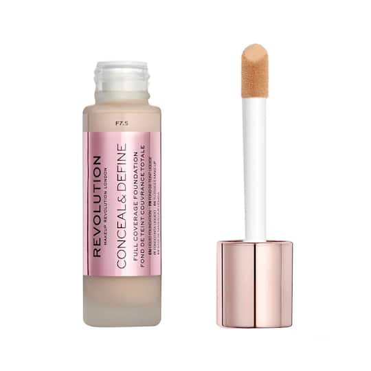Makeup Revolution Conceal & Define Foundation - F7.5 Shade (23ml)