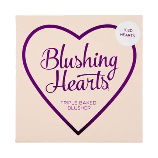 Makeup Revolution I Heart Makeup Blushing Hearts Blusher - Iced Hearts (10g)