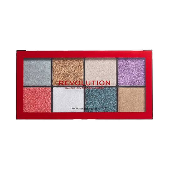Makeup Revolution Glitter Eyeshadow Palette - Possessed (12.8g)