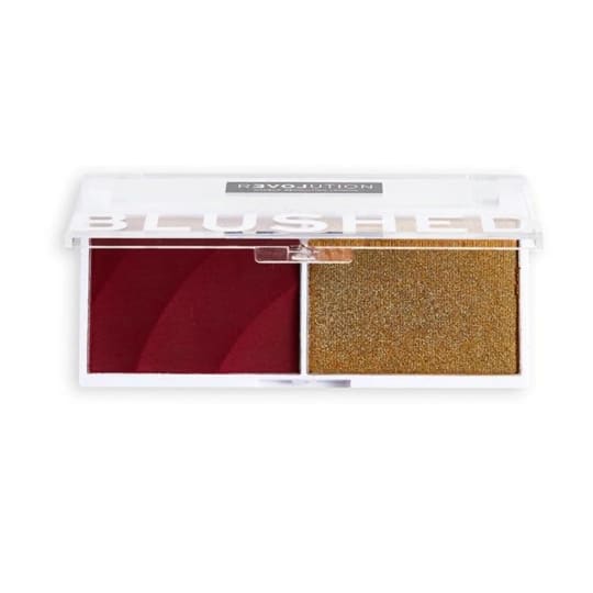 Makeup Revolution Remove Colour Play Blushed Duo Face Palette - Wishful (5.8g)