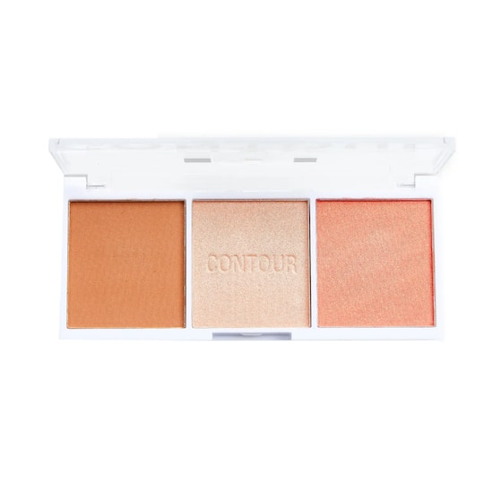 Makeup Revolution Remove Colour Play Contour Trio Eye Palette - Baked Sugar (6g)