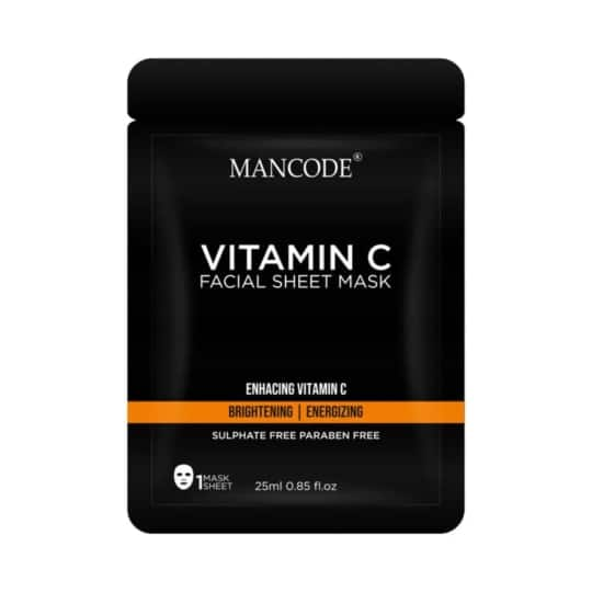 Mancode Vitamin C Facial Sheet Mask - (25ml)