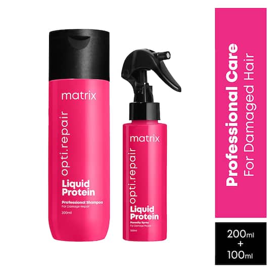 Matrix Opti.Repair Professional Liquid Protein Shampoo+Porosity Spray combo (200 ml+100 ml)