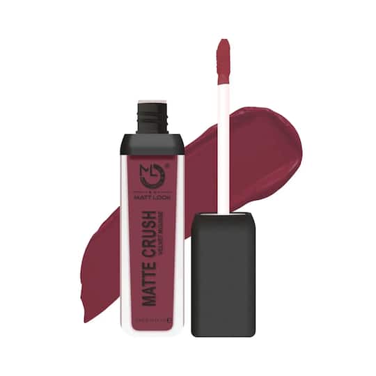 Matt Look Matte Crush Velvet Mousse Liquid Lipstick - Burgundy (10ml)