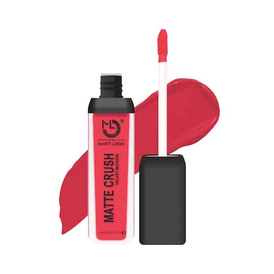 Matt Look Matte Crush Velvet Mousse Liquid Lipstick - Carrot Peach (10ml)