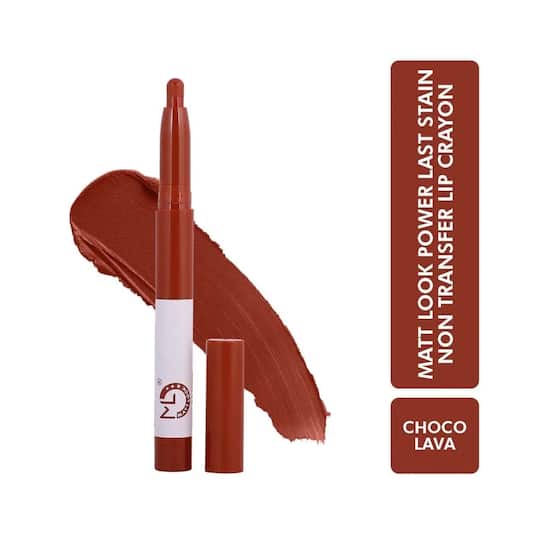 Matt Look Power Last Lip Stain Crayon Lipstick - Choco Lava (1.3g)