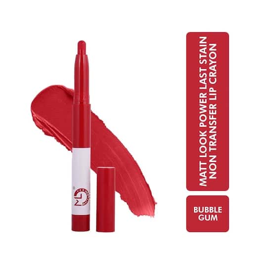 Matt Look Power Last Lip Stain Crayon Lipstick - Bubblegum (1.3g)