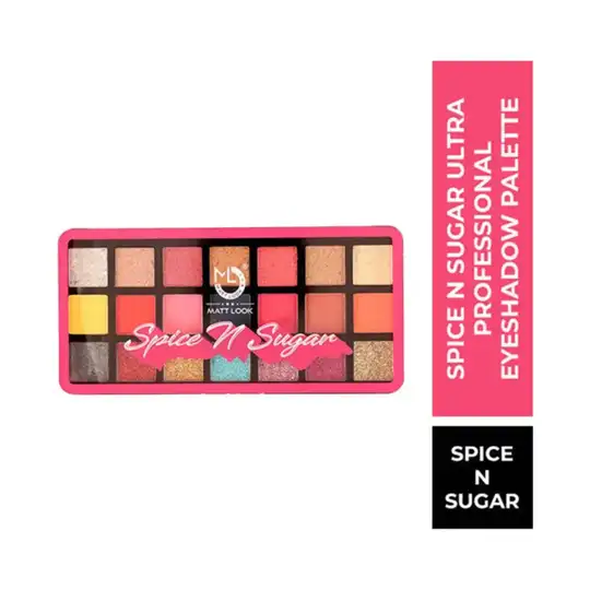Matt Look Spice N Sugar Ultra Professional Eyeshadow Palette - 01 Multicolor (21 g)