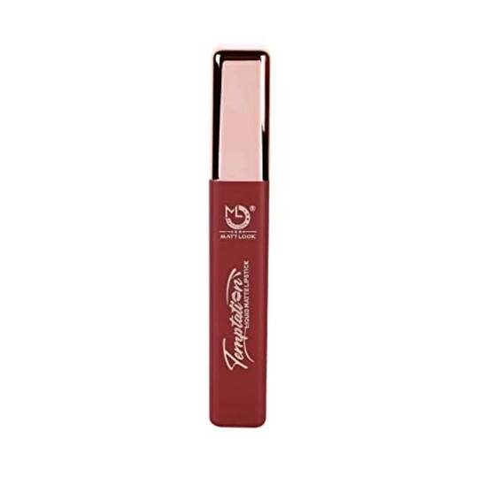 Matt Look Temptation Liquid Matte Lipstick - 08 Caramel (5ml)