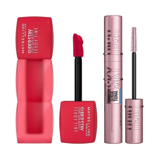Maybelline New York Suhana's 2-step Birthday Emergency Kit - Lip & Cheek Color + Mascara