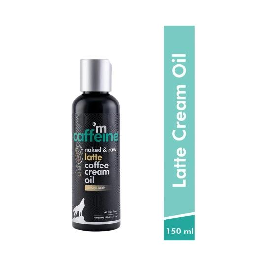 mCaffeine Naked & Raw Latte Coffee Scalp & Hair Cream Oil - (150ml)