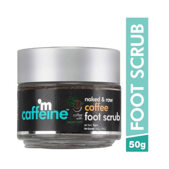 mCaffeine Naked & Raw Dead Skin Removal Coffee Foot Scrub - (50g)