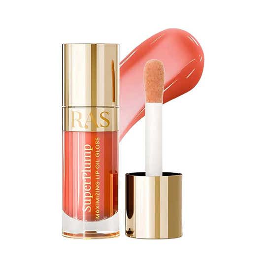 Ras Luxury Skincare Super Plump Lip Oil Gloss - Peach Glow (9 ml)
