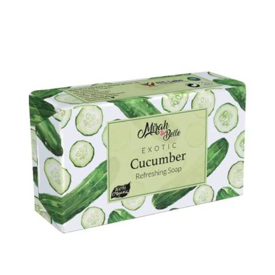 Mirah Belle Organic Exotic Cucumber Refreshing Soap (125g)