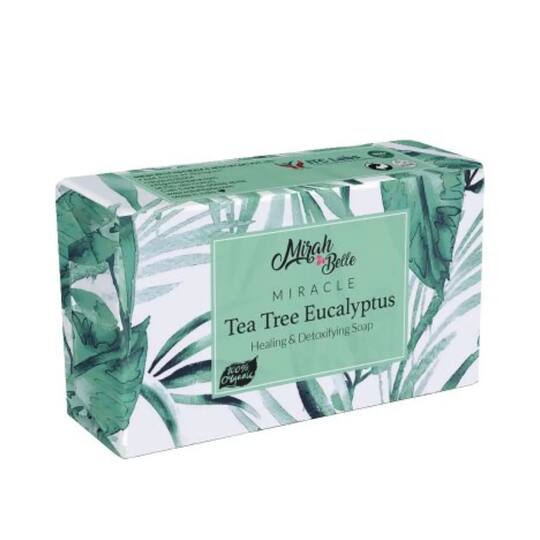 Mirah Belle Organic Miracle Tea Tree Eucalyptus Healing Soap (125g)