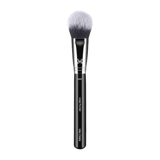 Miss Claire M41 Large Powder Brush - Chrome
