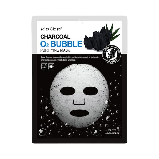 Miss Claire Charcoal O2 Bubble Purifying Mask - (20g)