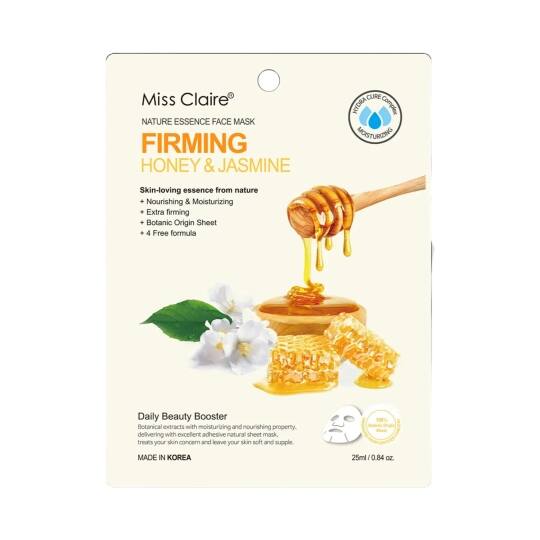 Miss Claire Nature Essence Face Mask - Honey & Jasmine (25ml)