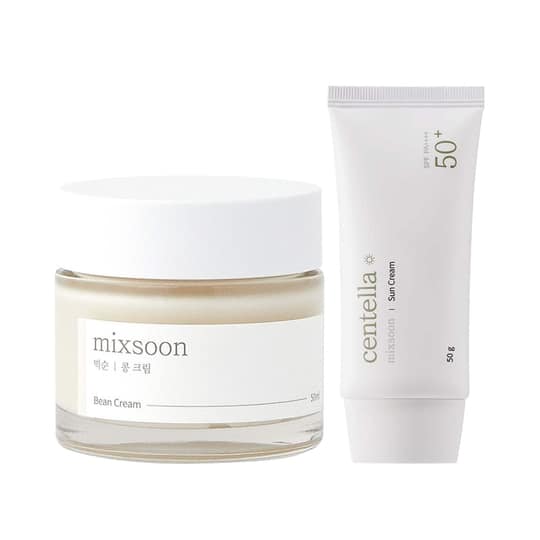 Mixsoon Hydrate & Protect Combo - Sun Cream + Bean Cream