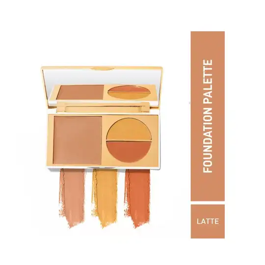 MyGlamm SPF 30 Total Makeover FF Cream Foundation Palette - Dusky (5g)