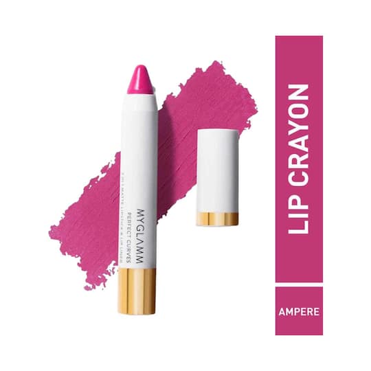 MyGlamm Perfect Curves Matte Lip Crayon - Ampere (3.7g)