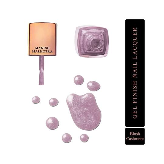 MyGlamm Manish Malhotra Gel Finish Nail Lacquer - Blush Cashmere (12ml)