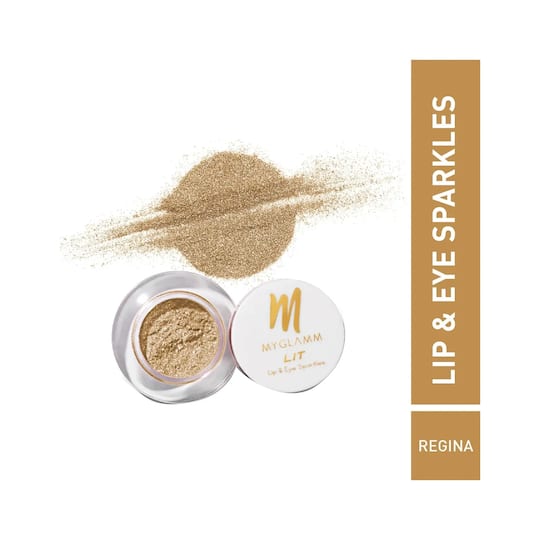 MyGlamm LIT Lip & Eye Sparkles - Regina (1.1g)