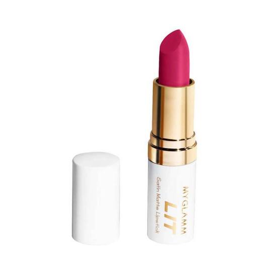MyGlamm LIT Satin Matte Lipstick - The Affair (4.5g)
