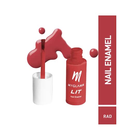 MyGlamm LIT Nail Enamel - Rad (7ml)