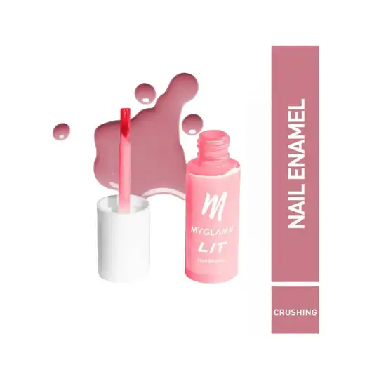 MyGlamm LIT Nail Enamel - Crushing (7 ml)