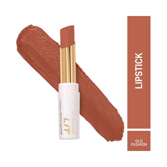 MyGlamm LIT Creamy Matte Lipstick - Old Fashion (3.7g)