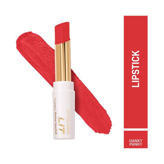 MyGlamm LIT Creamy Matte Lipstick - Hanky Panky (3.7g)