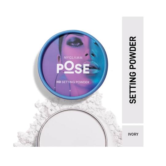 MyGlamm Pose HD Setting Compact Powder - Ivory (9g)