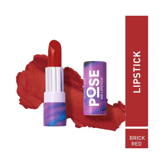 MyGlamm Pose HD Lipstick - Brick Red (4g)