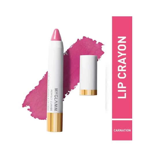 MyGlamm Perfect Curves Matte Lip Crayon - Carnation (3.7g)