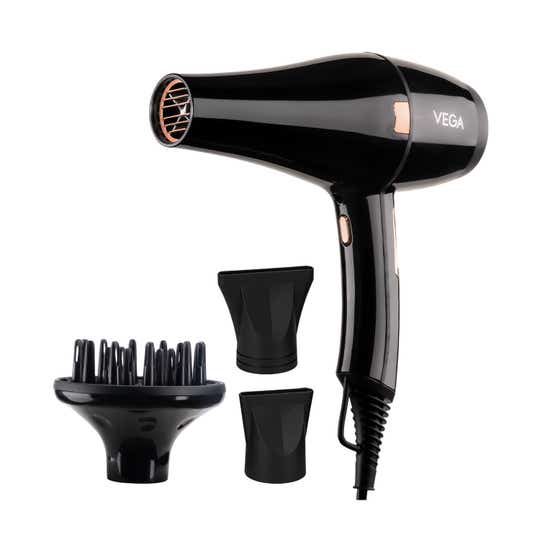 Vega Pro-Xpert 2000-2200W Professional Hair Dryer with Diffuser & 2 Detachable Nozzles (VHDP-03)