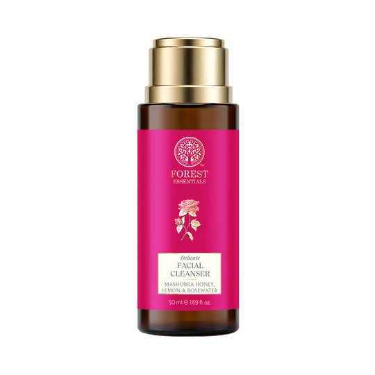 Forest Essentials Mashobra Honey Lemon & Rosewater Delicate Facial Cleanser (50ml)