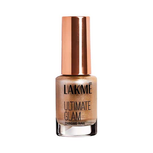 Lakme Ultimate Glam Chrome Nail Paint - Rust (6 ml)