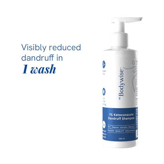 Be Bodywise 1% Ketoconazole Dandruff Shampoo (250 ml)