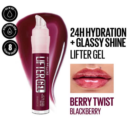 Maybelline New York Lifter Oil In Gel Lip Gloss - Berry Twist (6.6 ml)