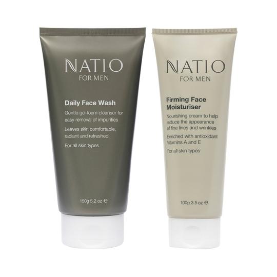 Natio For Men Daily Face Wash (150 g) Natio For Men Firming Face Moisturiser (100 g) Combo