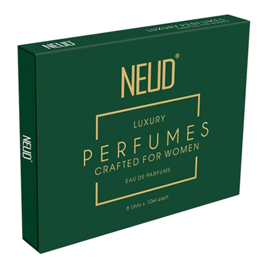 NEUD Luxury Perfumes for Women (6 Vials x 10ml)