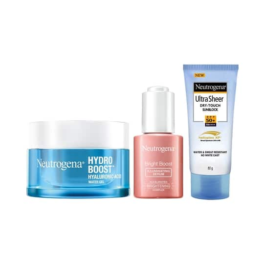 Neutrogena Face Moisturizer + Face Serum and Sunscreen Day Combo For brighter Skin